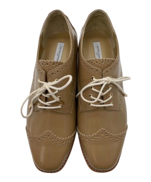 UNITED ARROWS TOKYO（ユナイテッドアローズトウキョウ）UNITED ARROWS TOKYO (ユナイテッドアローズトウキョウ) 厚底ローファー ベージュ サイズ:22.5cmの古着・服飾アイテム