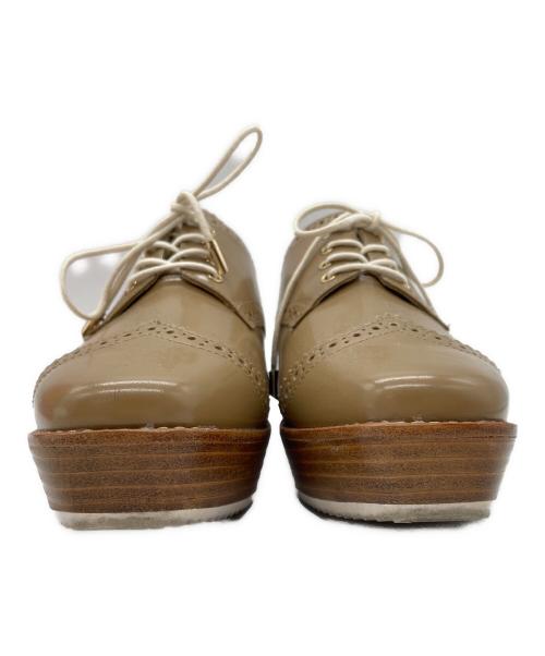 UNITED ARROWS TOKYO（ユナイテッドアローズトウキョウ）UNITED ARROWS TOKYO (ユナイテッドアローズトウキョウ) 厚底ローファー ベージュ サイズ:22.5cmの古着・服飾アイテム