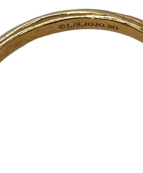 ジョジョの奇妙な冒険（ジョジョノキミョウナボウケン）ジョジョの奇妙な冒険 (ジョジョノキミョウナボウケン) JAM HOME MADE (ジャムホームメイド) リング ゴールドカラー サイズ:21号の古着・服飾アイテム