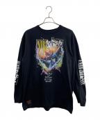 glambグラム）の古着「長袖カットソー」｜ブラック