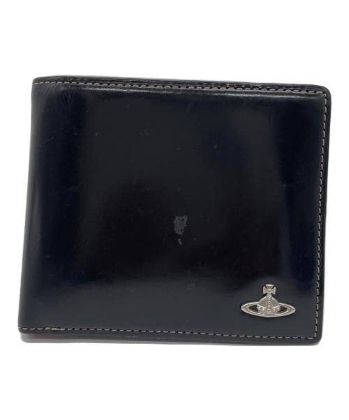 Vivienne Westwood（ヴィヴィアンウエストウッド）Vivienne Westwood (ヴィヴィアンウエストウッド) 2つ折り財布 ブラックの古着・服飾アイテム