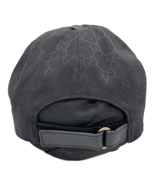 GUCCI（グッチ）GUCCI (グッチ) キャップ ブラックの古着・服飾アイテム