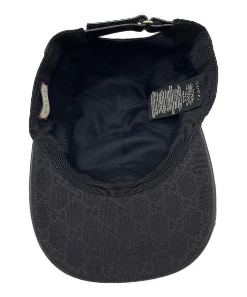 GUCCI（グッチ）GUCCI (グッチ) キャップ ブラックの古着・服飾アイテム