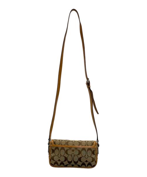 COACH（コーチ）COACH (コーチ) ショルダーバッグ ベージュ×ブラウンの古着・服飾アイテム