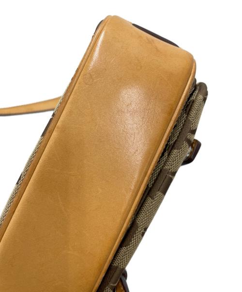 COACH（コーチ）COACH (コーチ) ショルダーバッグ ベージュ×ブラウンの古着・服飾アイテム