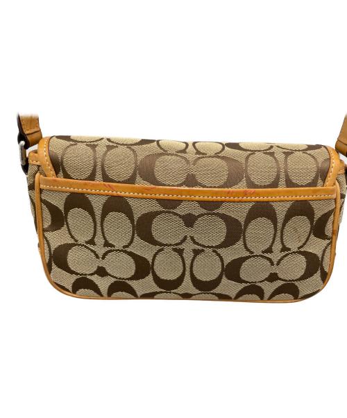 COACH（コーチ）COACH (コーチ) ショルダーバッグ ベージュ×ブラウンの古着・服飾アイテム