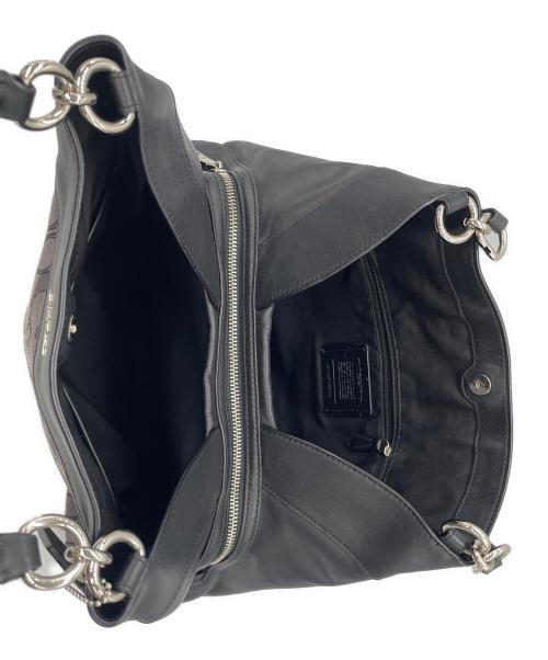 COACH（コーチ）COACH (コーチ) ショルダーバッグ グレー×ブラックの古着・服飾アイテム