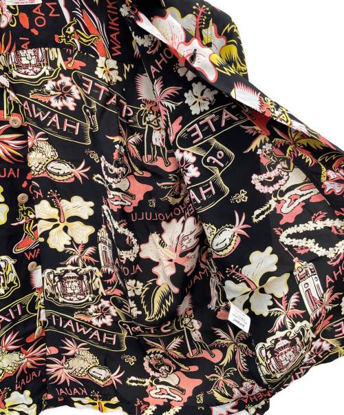 Sun Surf（サンサーフ）Sun Surf (サンサーフ) 長袖シャツ ブラック サイズ:Mの古着・服飾アイテム