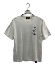VANSON×LOONEY TUNES（バンソン×ルーニーチューンズ）の古着「半袖カットソー」｜ベージュ