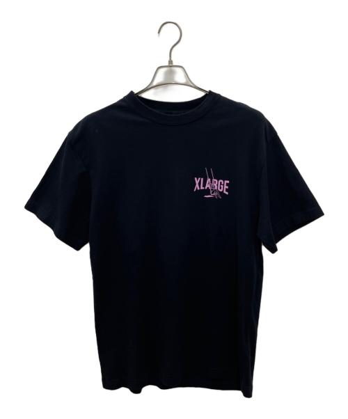 X-LARGE（エクストララージ）X-LARGE (エクストララージ) 半袖カットソー ブラック サイズ:Mの古着・服飾アイテム