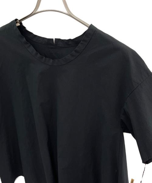 BEARDSLEY（ビアズリー）BEARDSLEY (ビアズリー) 半袖ブラウス ブラック×ホワイト サイズ:FREEの古着・服飾アイテム