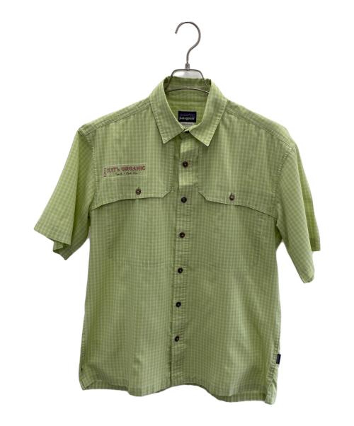 Patagonia（パタゴニア）Patagonia (パタゴニア) 半袖シャツ グリーン サイズ:Mの古着・服飾アイテム