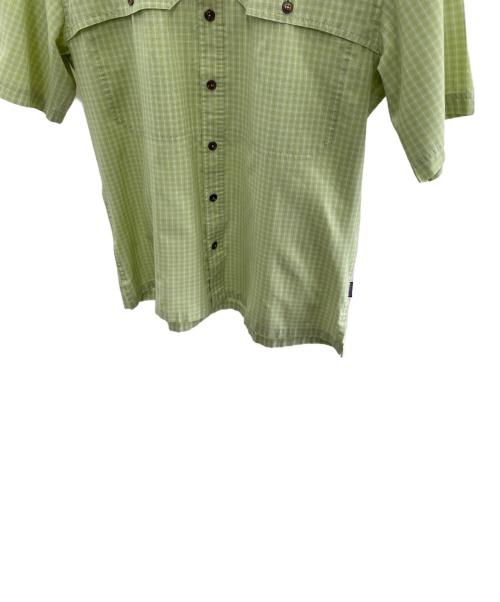 Patagonia（パタゴニア）Patagonia (パタゴニア) 半袖シャツ グリーン サイズ:Mの古着・服飾アイテム