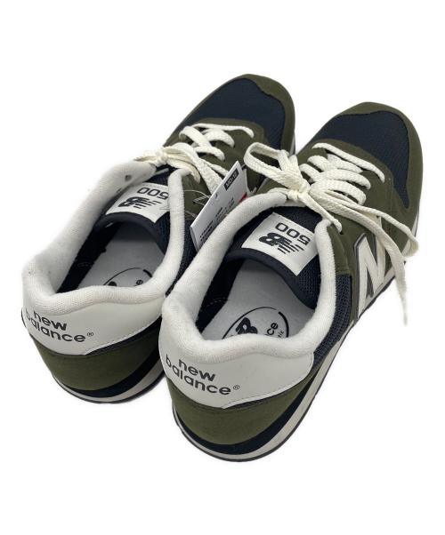 NEW BALANCE（ニューバランス）NEW BALANCE (ニューバランス) スニーカー グリーン×ネイビー サイズ:28cmの古着・服飾アイテム