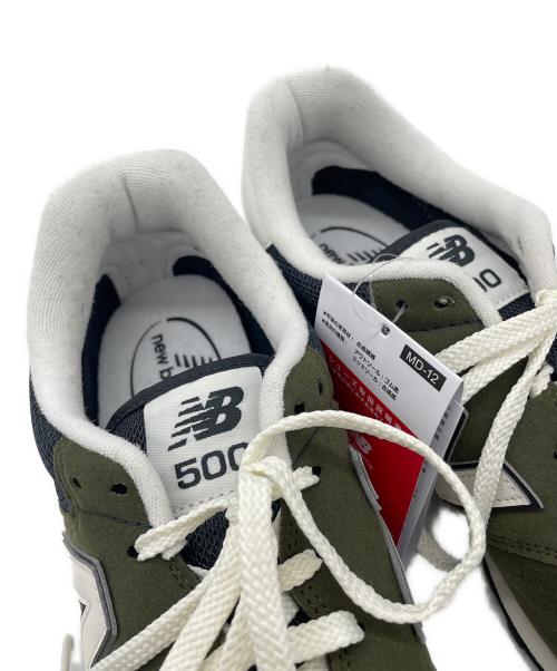 NEW BALANCE（ニューバランス）NEW BALANCE (ニューバランス) スニーカー グリーン×ネイビー サイズ:28cmの古着・服飾アイテム