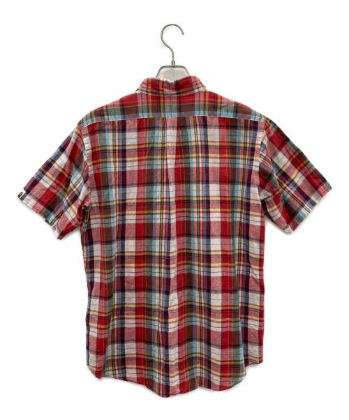 A BATHING APE（アベイシングエイプ）A BATHING APE (アベイシングエイプ) 半袖シャツ レッド サイズ:Lの古着・服飾アイテム