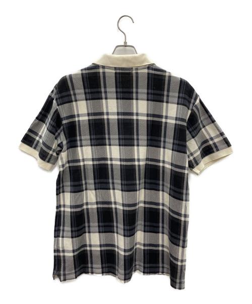 A BATHING APE（アベイシングエイプ）A BATHING APE (アベイシングエイプ) ポロシャツ ネイビー×ベージュ サイズ:Lの古着・服飾アイテム