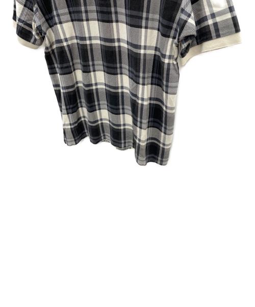 A BATHING APE（アベイシングエイプ）A BATHING APE (アベイシングエイプ) ポロシャツ ネイビー×ベージュ サイズ:Lの古着・服飾アイテム
