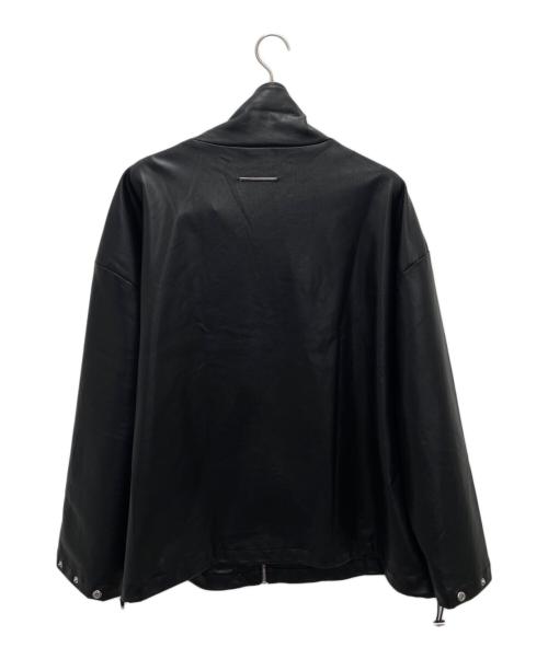 loose（ルーズ）loose (ルーズ) フェイクレザージャケット ブラック サイズ:Lの古着・服飾アイテム