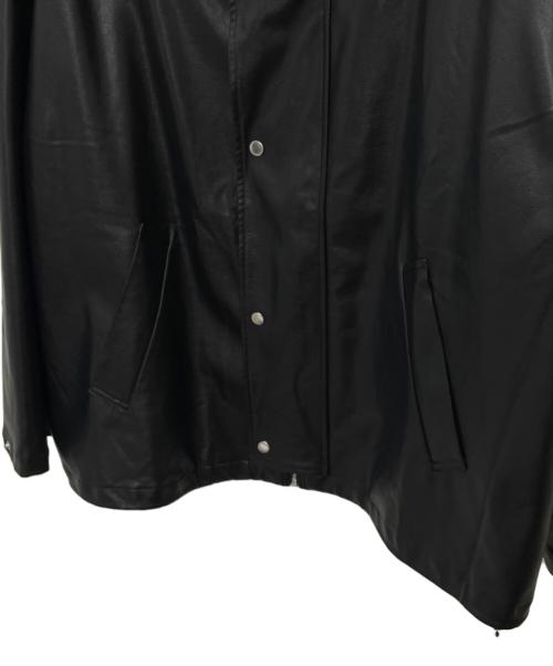 loose（ルーズ）loose (ルーズ) フェイクレザージャケット ブラック サイズ:Lの古着・服飾アイテム