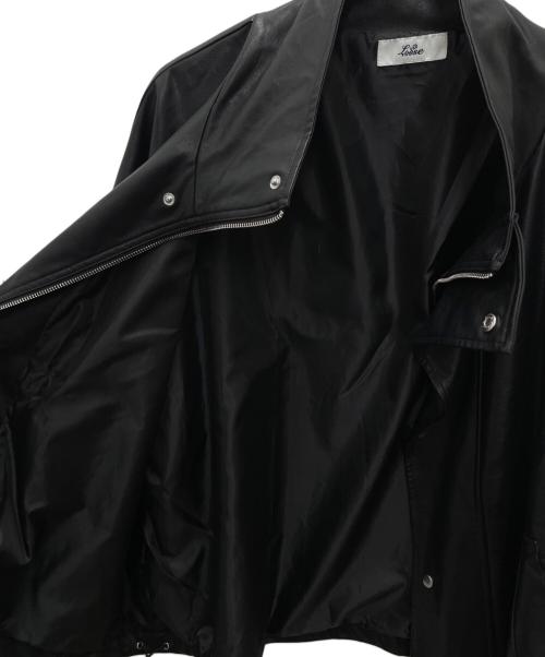 loose（ルーズ）loose (ルーズ) フェイクレザージャケット ブラック サイズ:Lの古着・服飾アイテム