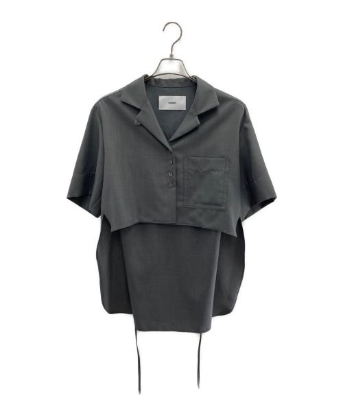 STUDIOUS（ステュディオス）STUDIOUS (ステュディオス) 半袖シャツ グレー サイズ:FREEの古着・服飾アイテム