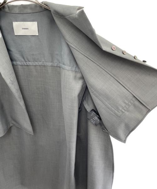 STUDIOUS（ステュディオス）STUDIOUS (ステュディオス) 半袖シャツ グレー サイズ:FREEの古着・服飾アイテム