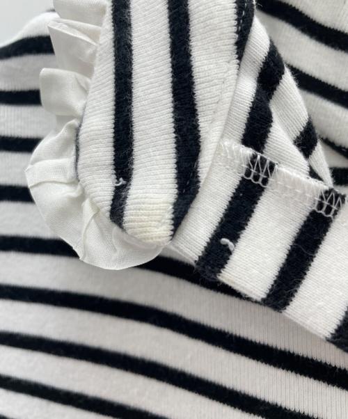 franche lippee（フランシュリッペ）franche lippee (フランシュリッペ) 長袖ワンピース ブラック×ホワイト サイズ:Mの古着・服飾アイテム