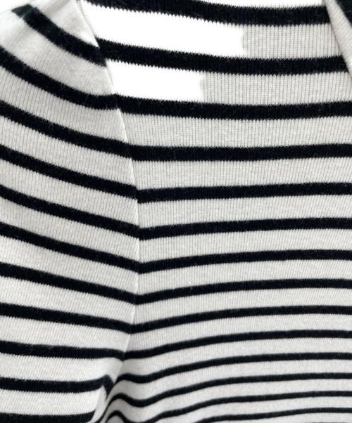 franche lippee（フランシュリッペ）franche lippee (フランシュリッペ) 長袖ワンピース ブラック×ホワイト サイズ:Mの古着・服飾アイテム