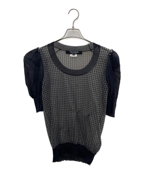 JUNYA WATANABE COMME des GARCONS（(ジュンヤワタナベ コムデギャルソン）JUNYA WATANABE COMME des GARCONS ((ジュンヤワタナベ コムデギャルソン) 半袖カットソー ブラック サイズ:Mの古着・服飾アイテム