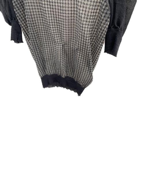 JUNYA WATANABE COMME des GARCONS（(ジュンヤワタナベ コムデギャルソン）JUNYA WATANABE COMME des GARCONS ((ジュンヤワタナベ コムデギャルソン) 半袖カットソー ブラック サイズ:Mの古着・服飾アイテム