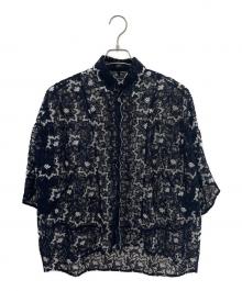 JUNYA WATANABE COMME des GARCONS（ジュンヤワタナベ コムデギャルソン）の古着「半袖シャツ」｜ネイビー