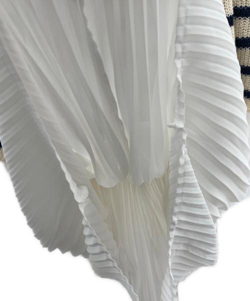 JUNYA WATANABE COMME des GARCONS（(ジュンヤワタナベ コムデギャルソン）JUNYA WATANABE COMME des GARCONS ((ジュンヤワタナベ コムデギャルソン) 薄手ニット ベージュ×ホワイト サイズ:ＸＳの古着・服飾アイテム