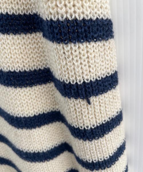 JUNYA WATANABE COMME des GARCONS（(ジュンヤワタナベ コムデギャルソン）JUNYA WATANABE COMME des GARCONS ((ジュンヤワタナベ コムデギャルソン) 薄手ニット ベージュ×ホワイト サイズ:ＸＳの古着・服飾アイテム