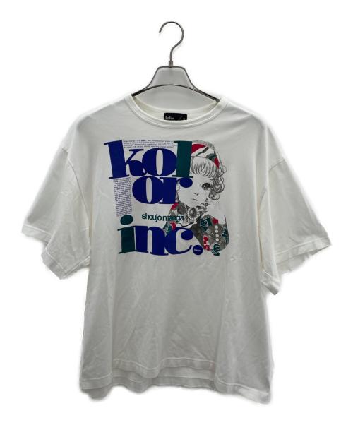 KOLOR（カラー）KOLOR (カラー) 半袖カットソー ホワイト サイズ:3の古着・服飾アイテム