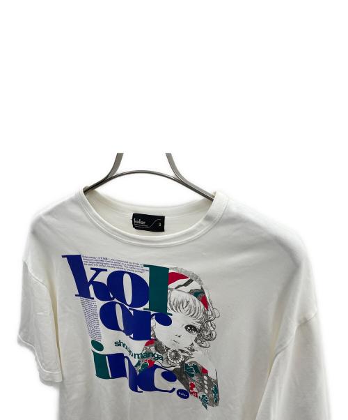 KOLOR（カラー）KOLOR (カラー) 半袖カットソー ホワイト サイズ:3の古着・服飾アイテム