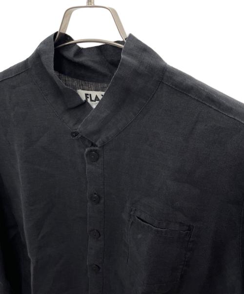 FLAX（フラックス）FLAX (フラックス) 長袖シャツ ブラック サイズ:Mの古着・服飾アイテム