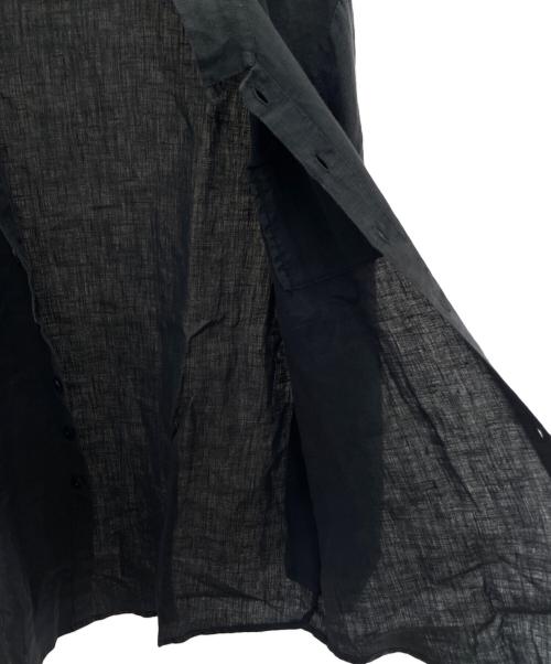 FLAX（フラックス）FLAX (フラックス) 長袖シャツ ブラック サイズ:Mの古着・服飾アイテム