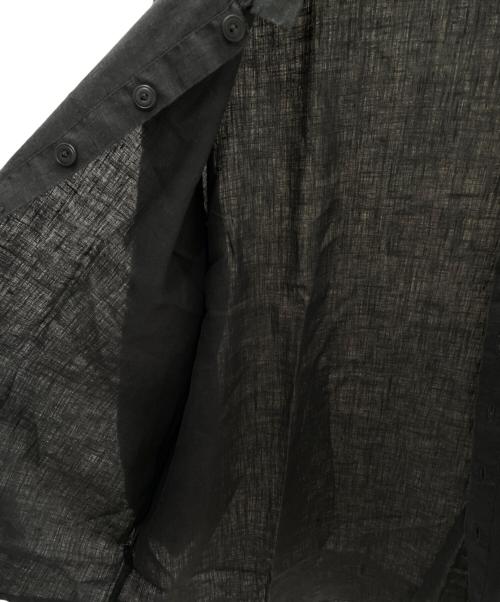 FLAX（フラックス）FLAX (フラックス) 長袖シャツ ブラック サイズ:Mの古着・服飾アイテム