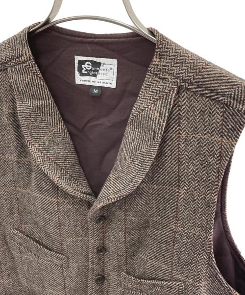 Engineered Garments（エンジニアド ガーメンツ）Engineered Garments (エンジニアド ガーメンツ) ジレ ブラウン サイズ:Mの古着・服飾アイテム