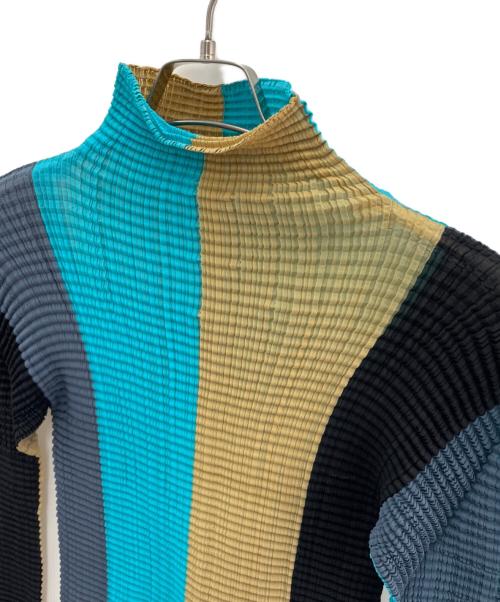 ISSEY MIYAKE（イッセイミヤケ）ISSEY MIYAKE (イッセイミヤケ) 長袖カットソー マルチカラー サイズ:Mの古着・服飾アイテム