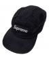 SUPREME（シュプリーム）の古着「frayed logos denim camp cap」｜ブラック