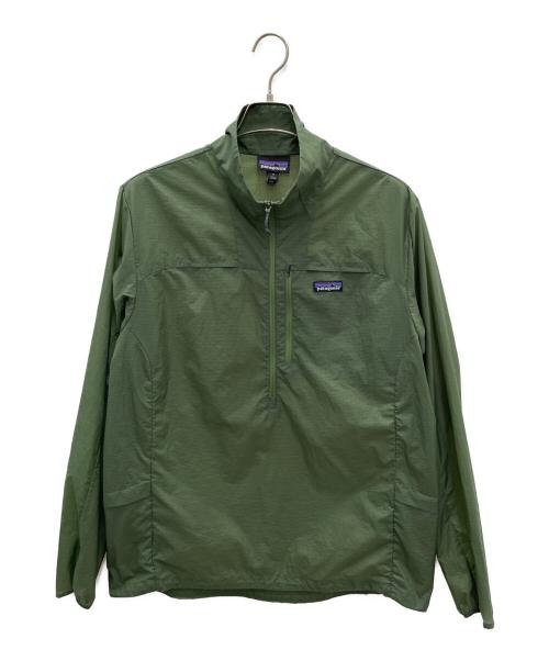 Patagonia（パタゴニア）Patagonia (パタゴニア) メンズ・フーディニ・スタッシュ・1/2ジップ・プルオーバー グリーン サイズ:Mの古着・服飾アイテム