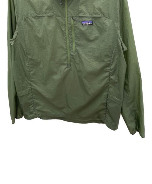 Patagonia（パタゴニア）Patagonia (パタゴニア) メンズ・フーディニ・スタッシュ・1/2ジップ・プルオーバー グリーン サイズ:Mの古着・服飾アイテム