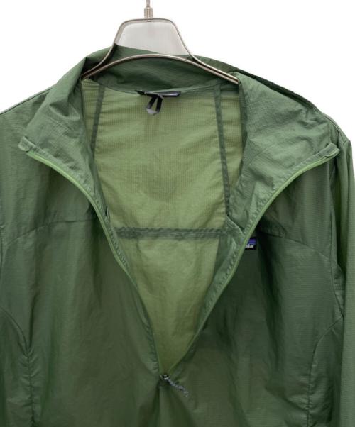 Patagonia（パタゴニア）Patagonia (パタゴニア) メンズ・フーディニ・スタッシュ・1/2ジップ・プルオーバー グリーン サイズ:Mの古着・服飾アイテム