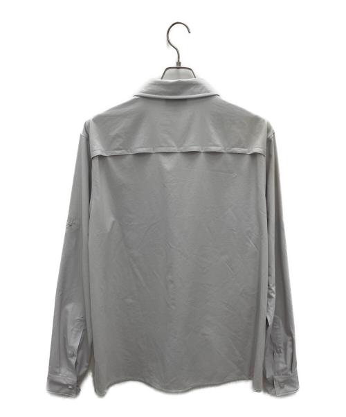 Patagonia（パタゴニア）Patagonia (パタゴニア) メンズ・ロングスリーブ・セルフガイデッド・サン・シャツ グレー サイズ:Mの古着・服飾アイテム