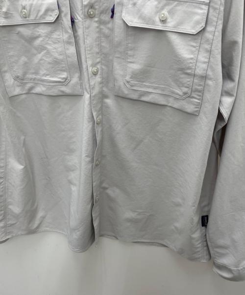 Patagonia（パタゴニア）Patagonia (パタゴニア) メンズ・ロングスリーブ・セルフガイデッド・サン・シャツ グレー サイズ:Mの古着・服飾アイテム