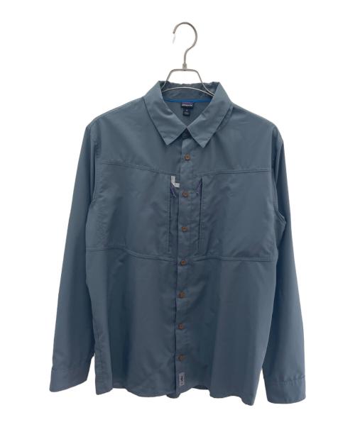 Patagonia（パタゴニア）Patagonia (パタゴニア) 長袖シャツ グレー サイズ:Mの古着・服飾アイテム