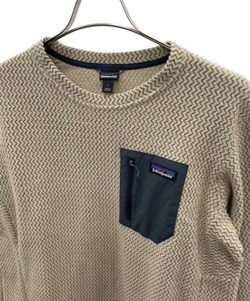 Patagonia（パタゴニア）Patagonia (パタゴニア) R1エア・クルー ベージュ サイズ:Lの古着・服飾アイテム