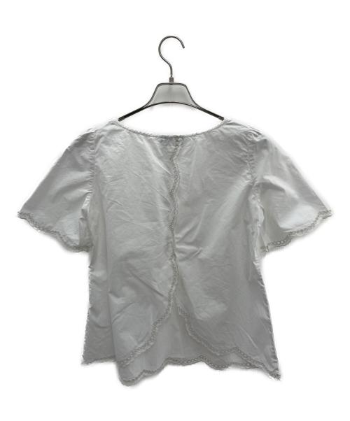 A.P.C.（アーペーセー）A.P.C. (アーペーセー) 半袖ブラウス ホワイト サイズ:Sの古着・服飾アイテム